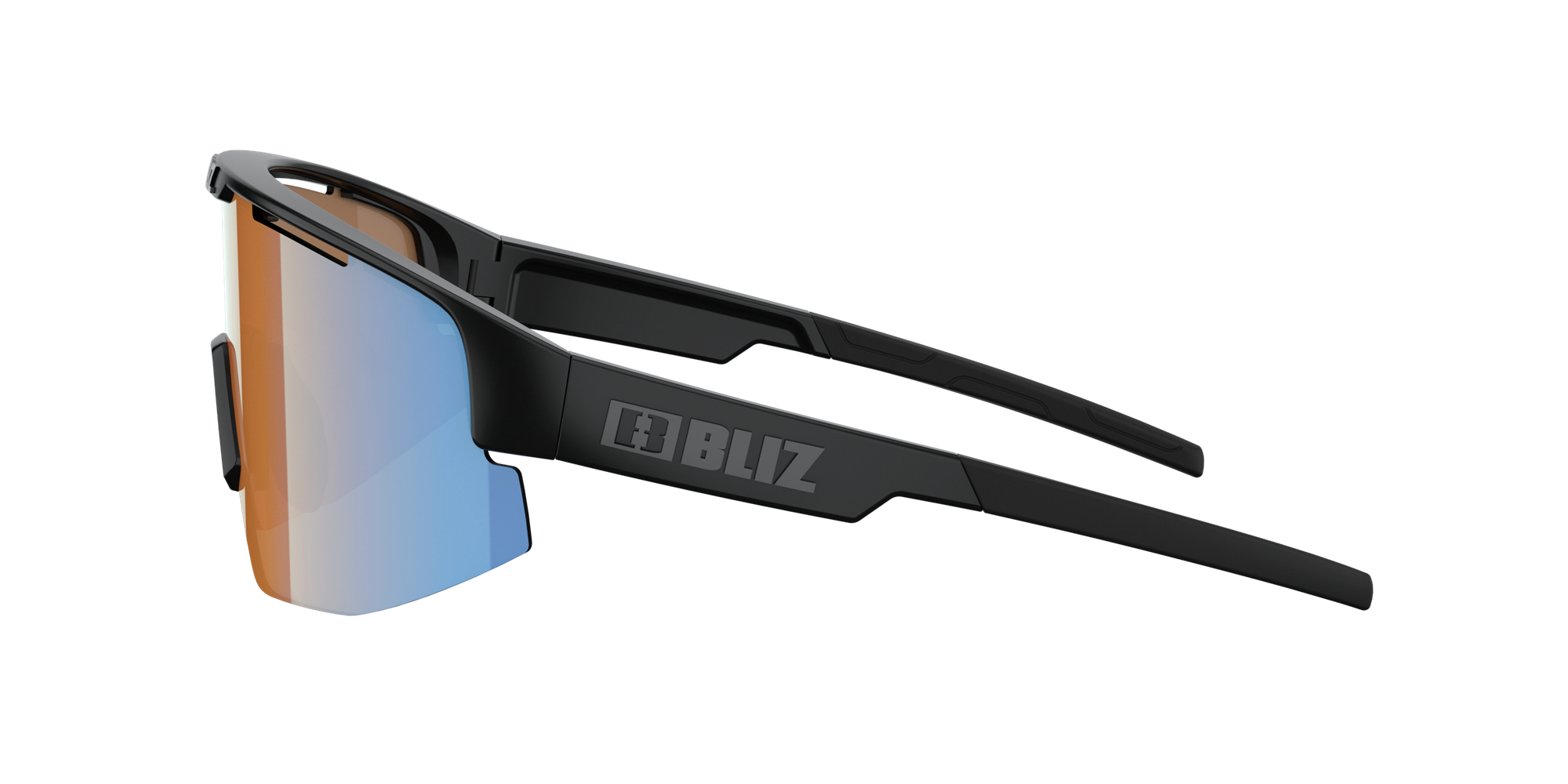 Bliz Matrix Small Sonnenbrille Schwarz Orange Blau | EWOU-86497