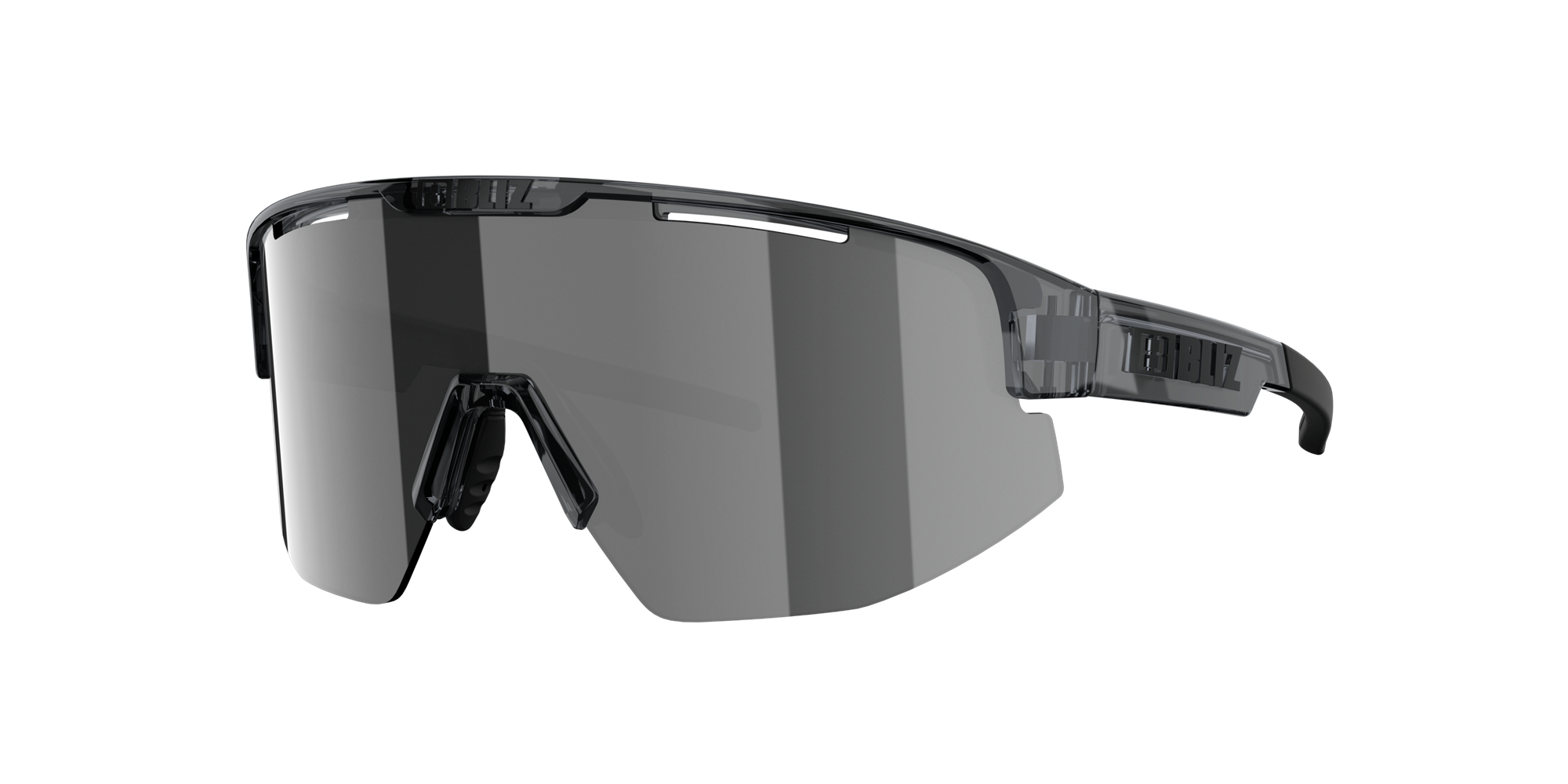 Bliz Matrix Small Sonnenbrille Schwarz Silber | YPHQ-56093