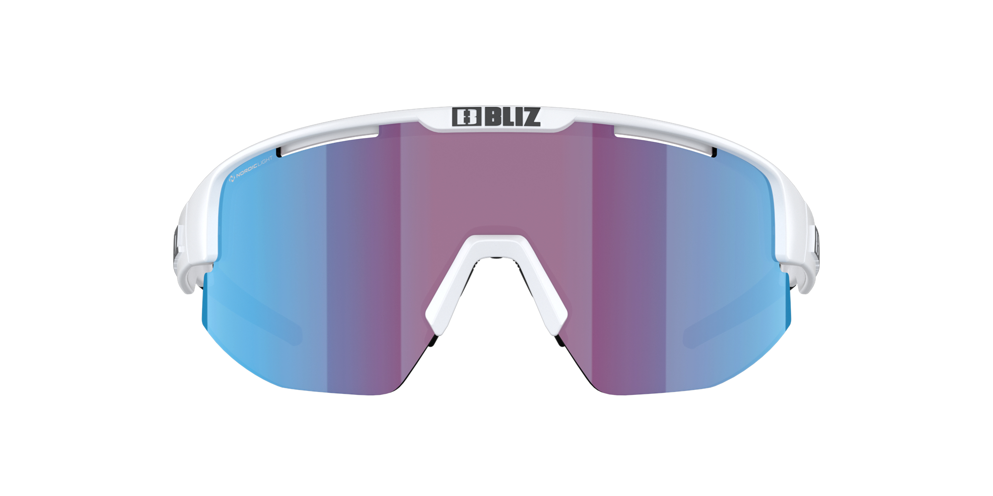 Bliz Matrix Small Sonnenbrille Weiß Blau | UDCY-60319