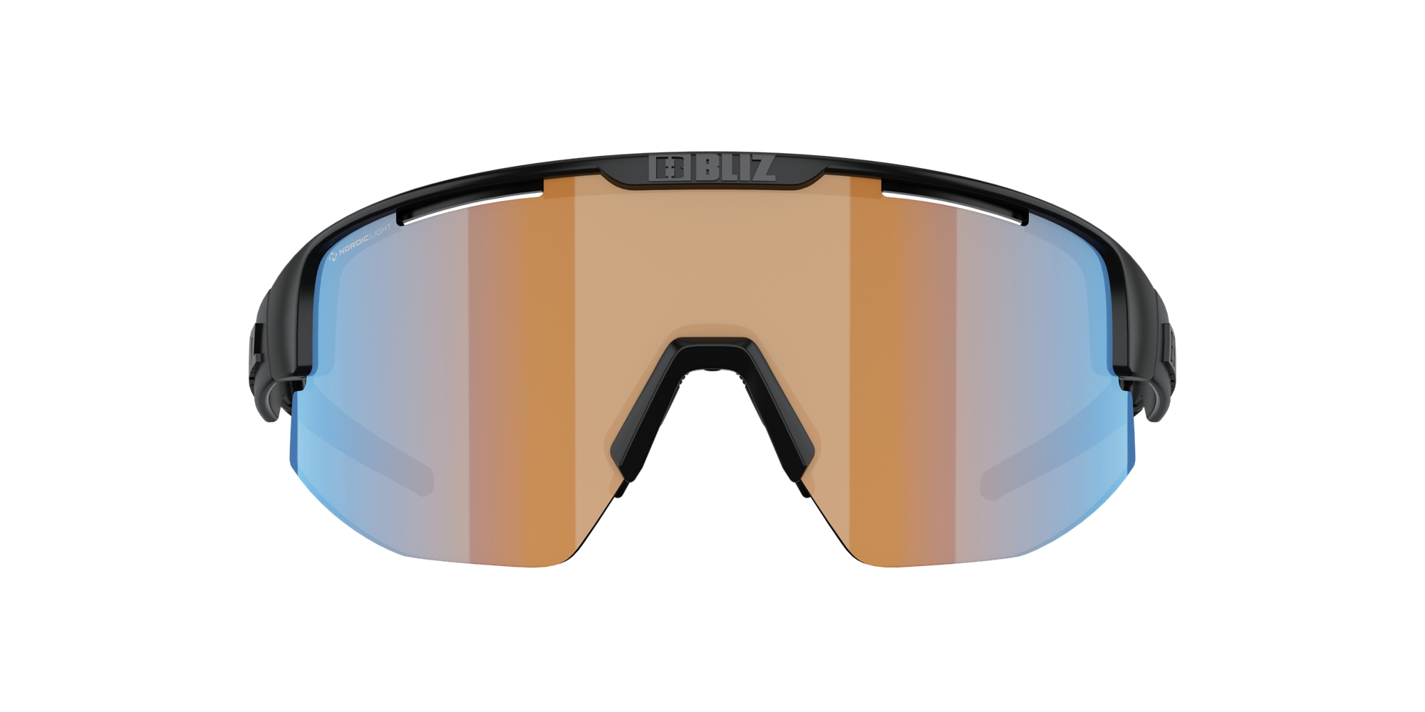 Bliz Matrix Sonnenbrille Schwarz Koralle Orange Blau | HOAF-63401