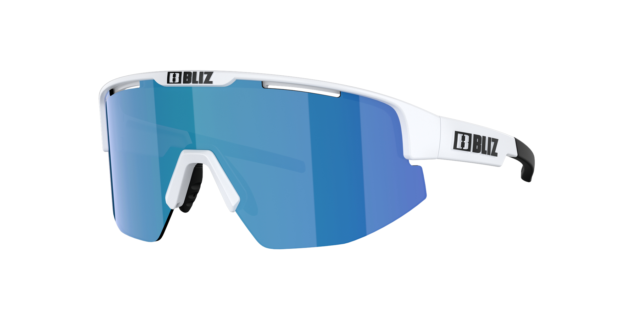 Bliz Matrix Sonnenbrille Weiß Braun Blau | VRCW-08645