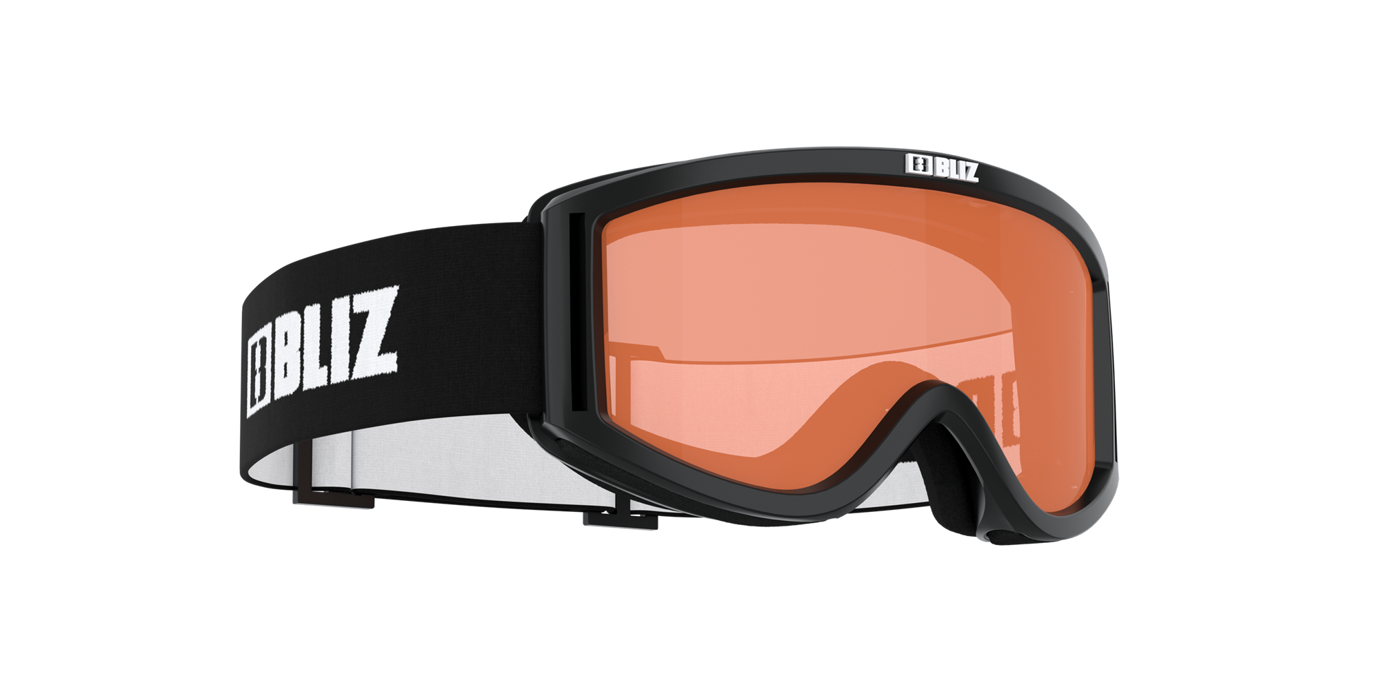 Bliz Pixie Ski Goggles Schwarz Weiß Orange | XSQO-18650