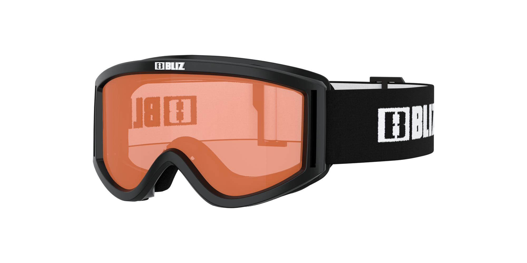 Bliz Pixie Ski Goggles Schwarz Weiß Orange | XSQO-18650