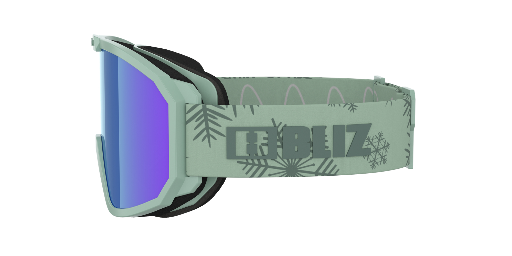 Bliz Rave Jr Ski Goggles Grün Dunkelgrün Braun Blau | SQNF-07816