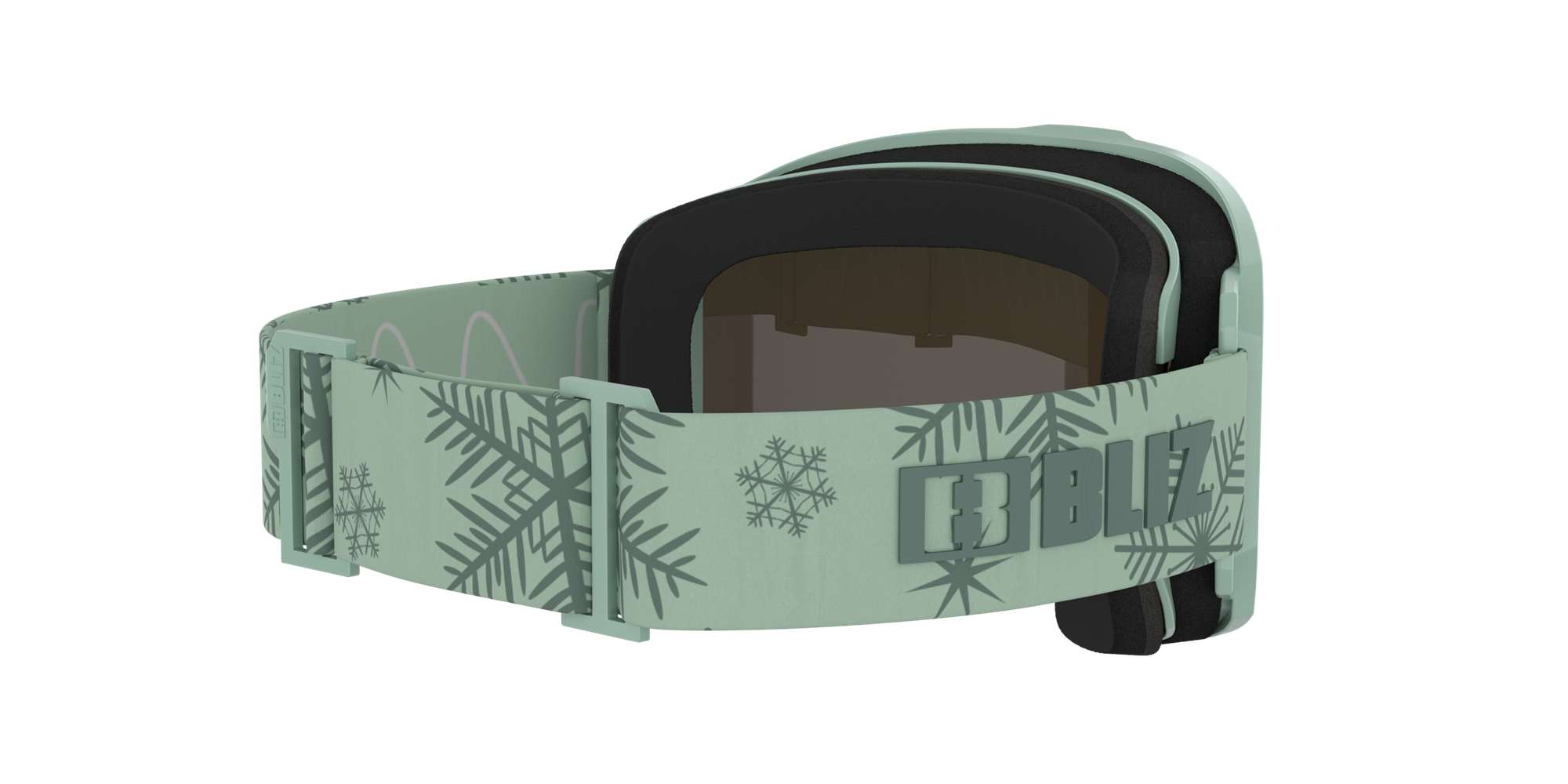 Bliz Rave Jr Ski Goggles Grün Dunkelgrün Braun Blau | SQNF-07816