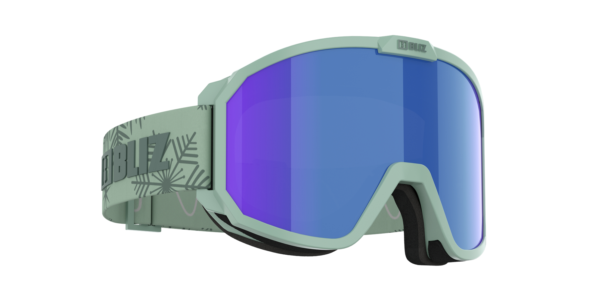 Bliz Rave Jr Ski Goggles Grün Dunkelgrün Braun Blau | SQNF-07816