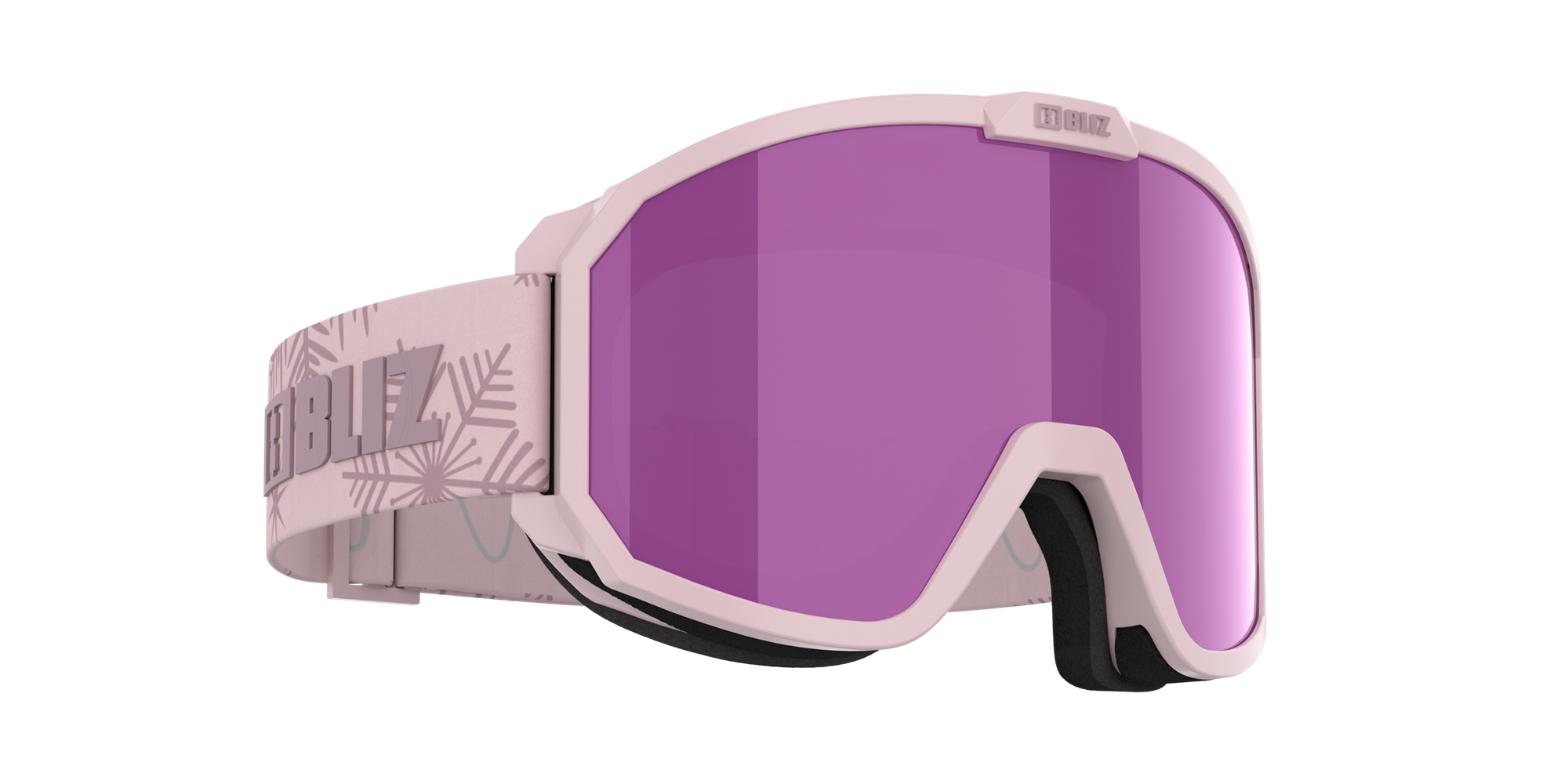 Bliz Rave Jr Ski Goggles Rosa Dunkelrosa Braun Rosa | YPUB-09476