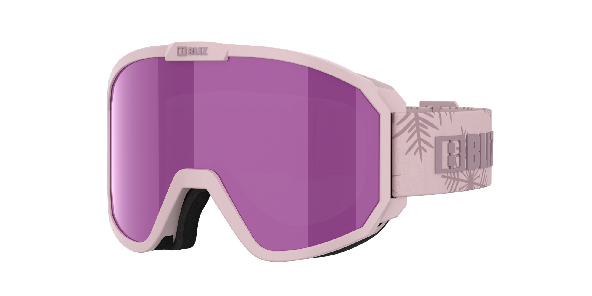 Bliz Rave Jr Ski Goggles Rosa Dunkelrosa Braun Rosa | YPUB-09476