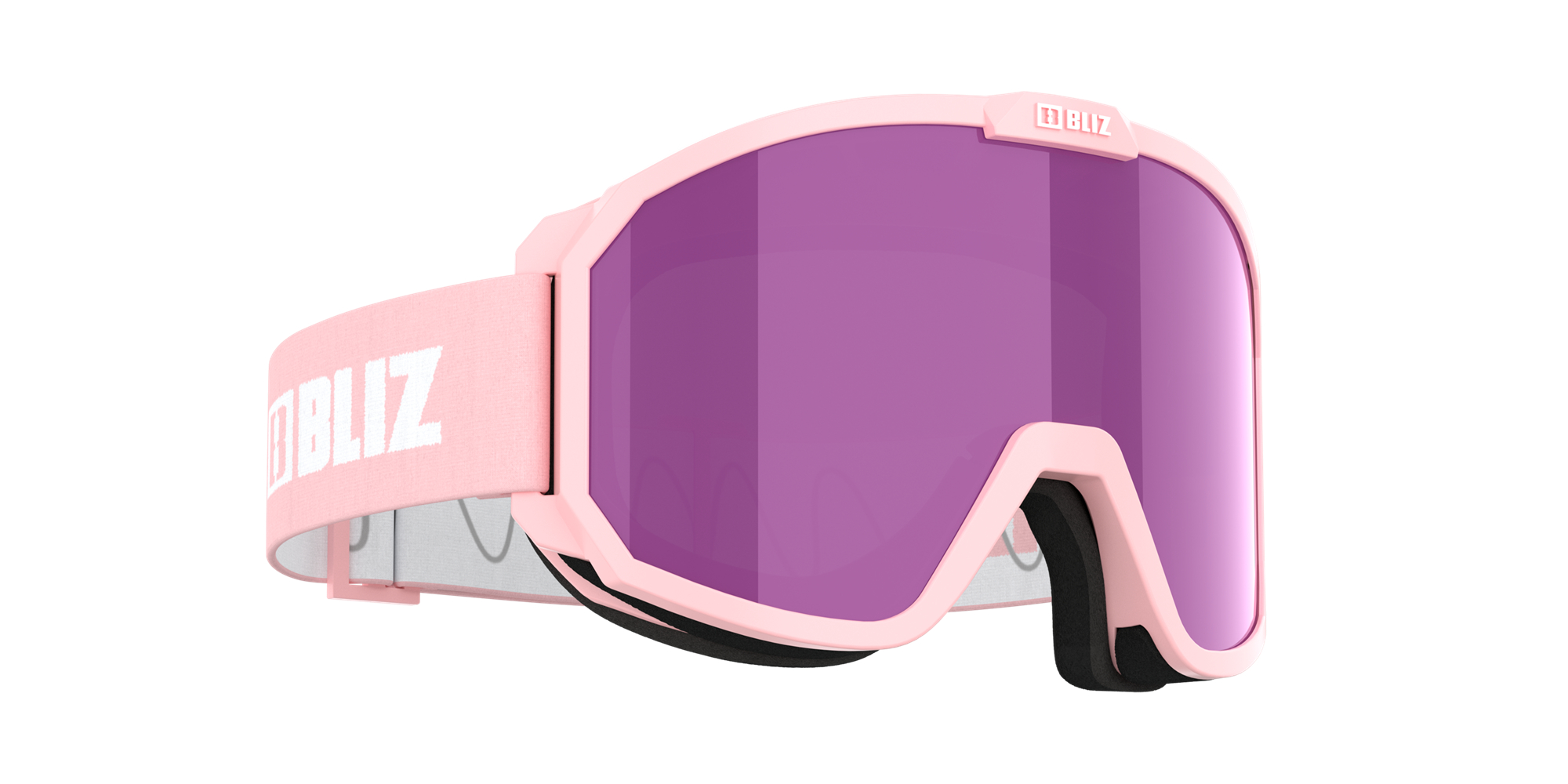 Bliz Rave Jr Ski Goggles Rosa Weiß Braun Rosa | NGQV-50317