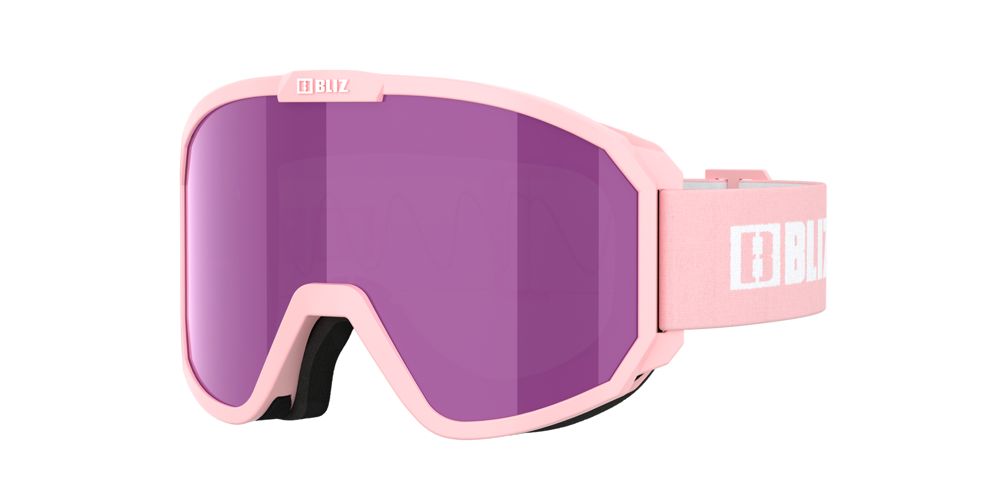 Bliz Rave Jr Ski Goggles Rosa Weiß Braun Rosa | NGQV-50317