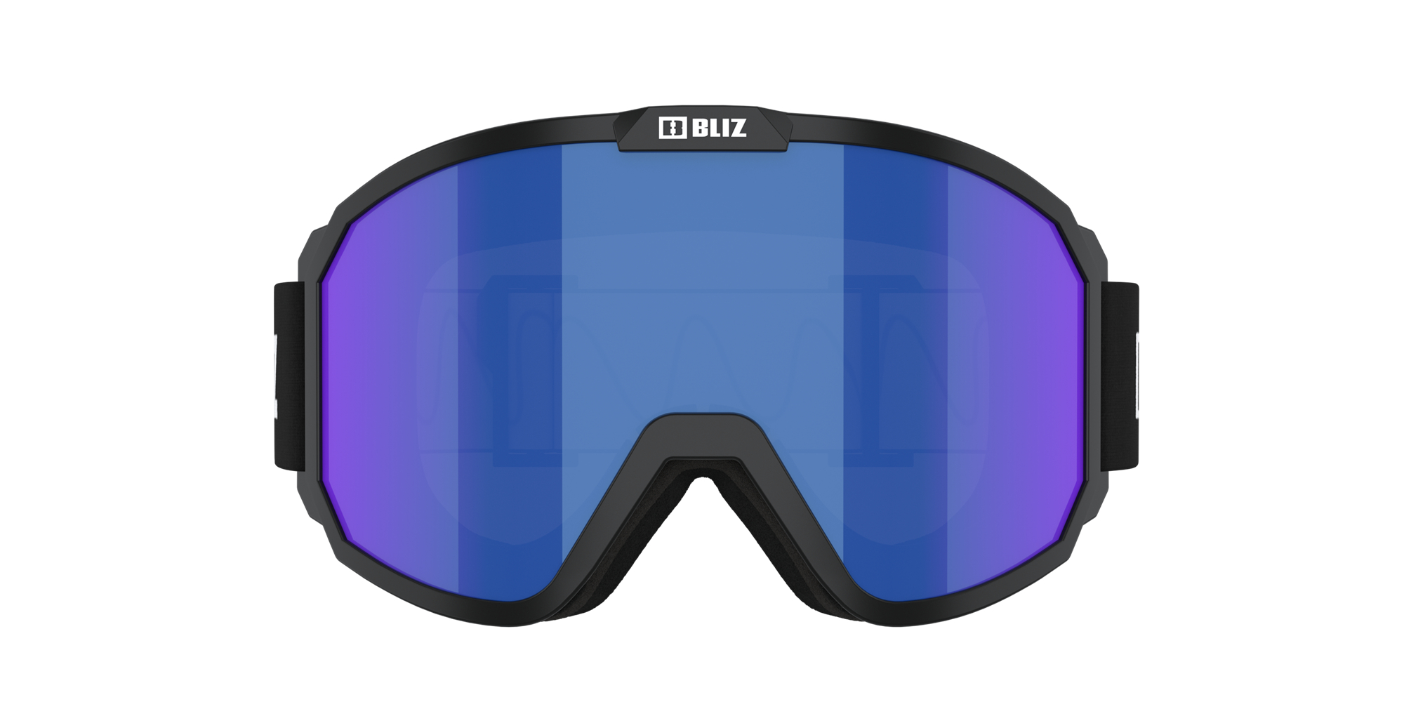 Bliz Rave Jr Ski Goggles Schwarz Weiß Braun Blau | RIPU-20516