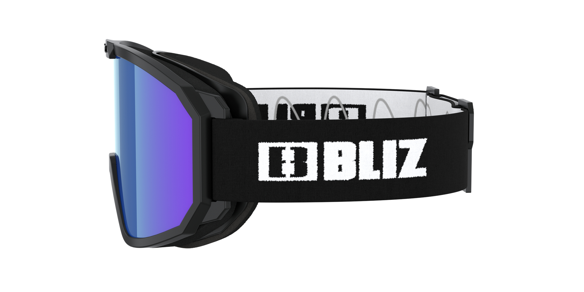 Bliz Rave Jr Ski Goggles Schwarz Weiß Braun Blau | RIPU-20516