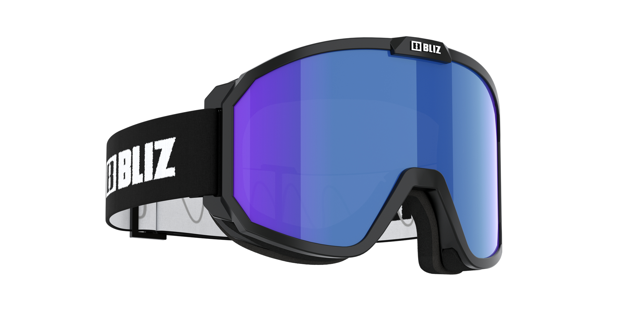 Bliz Rave Jr Ski Goggles Schwarz Weiß Braun Blau | RIPU-20516