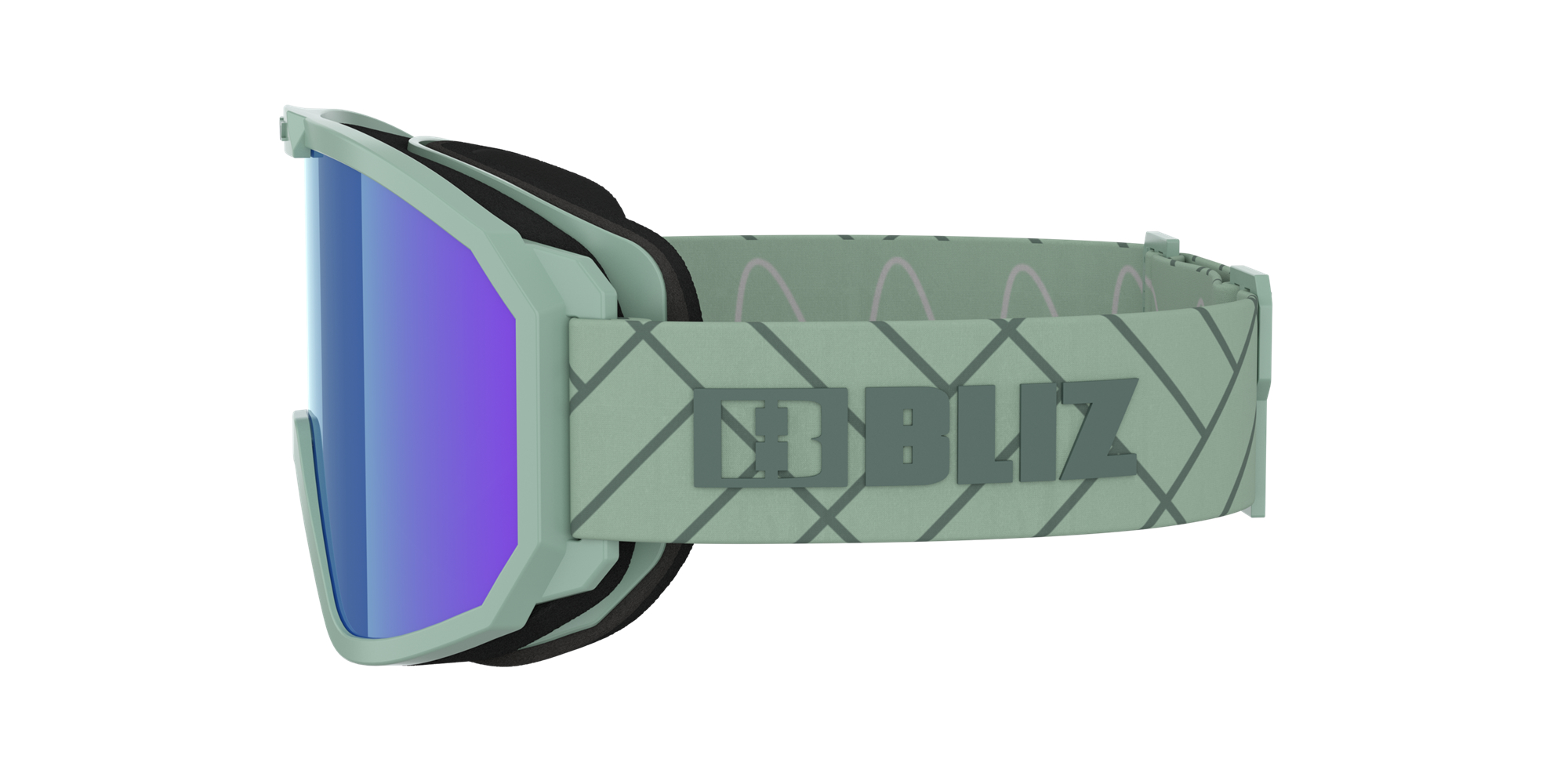 Bliz Rave Ski Goggles Grün Dunkelgrün Braun Blau | UNLK-96284