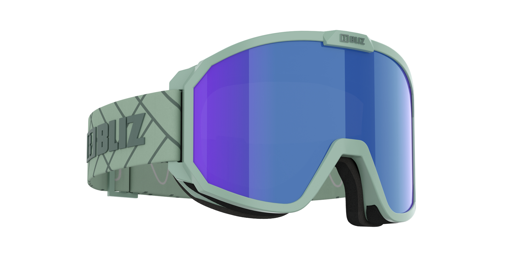 Bliz Rave Ski Goggles Grün Dunkelgrün Braun Blau | UNLK-96284