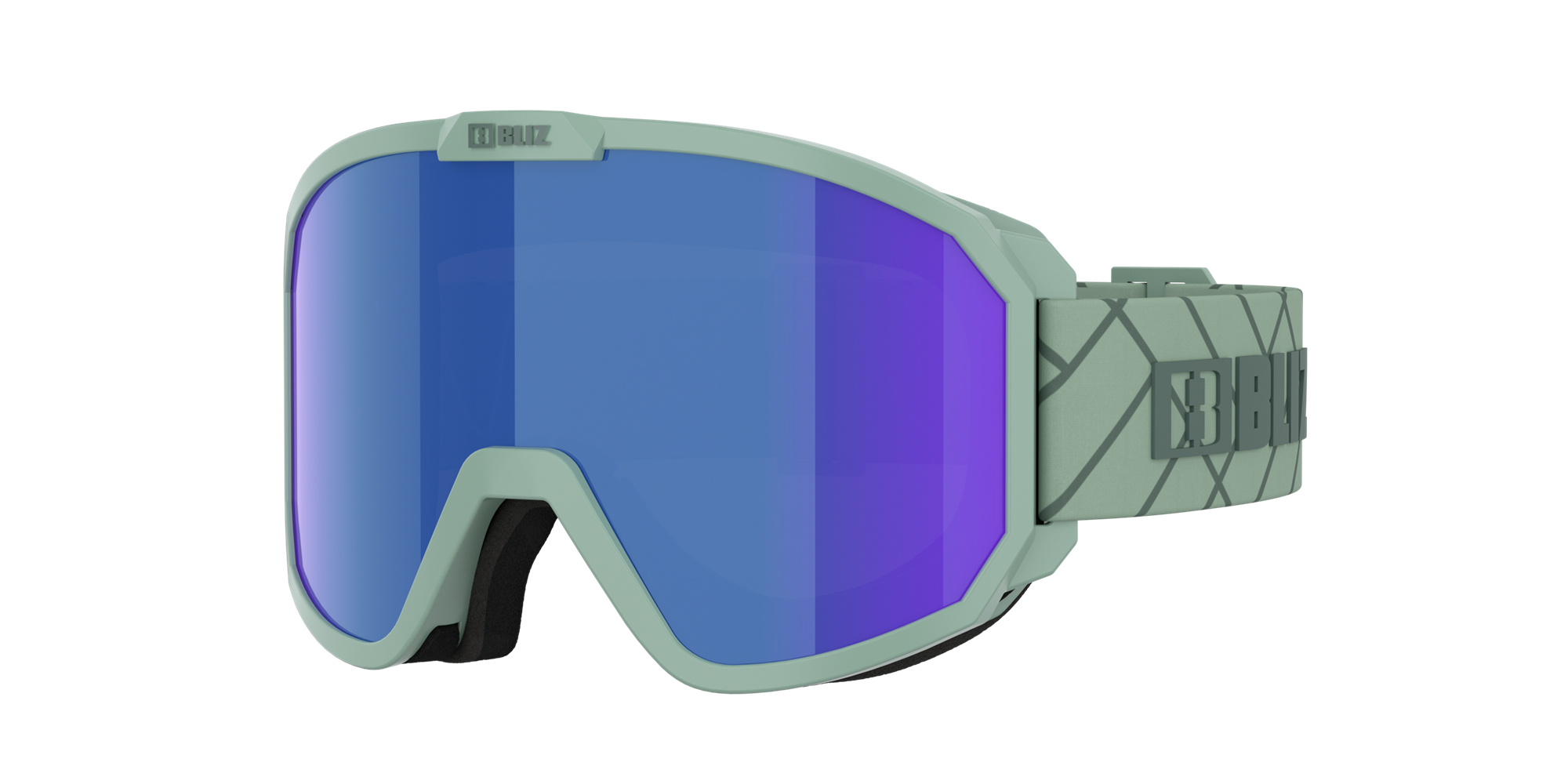 Bliz Rave Ski Goggles Grün Dunkelgrün Braun Blau | UNLK-96284