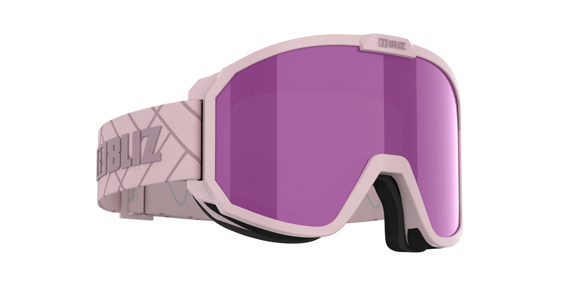 Bliz Rave Ski Goggles Rosa Dunkelrosa Braun Rosa | YJMS-80163