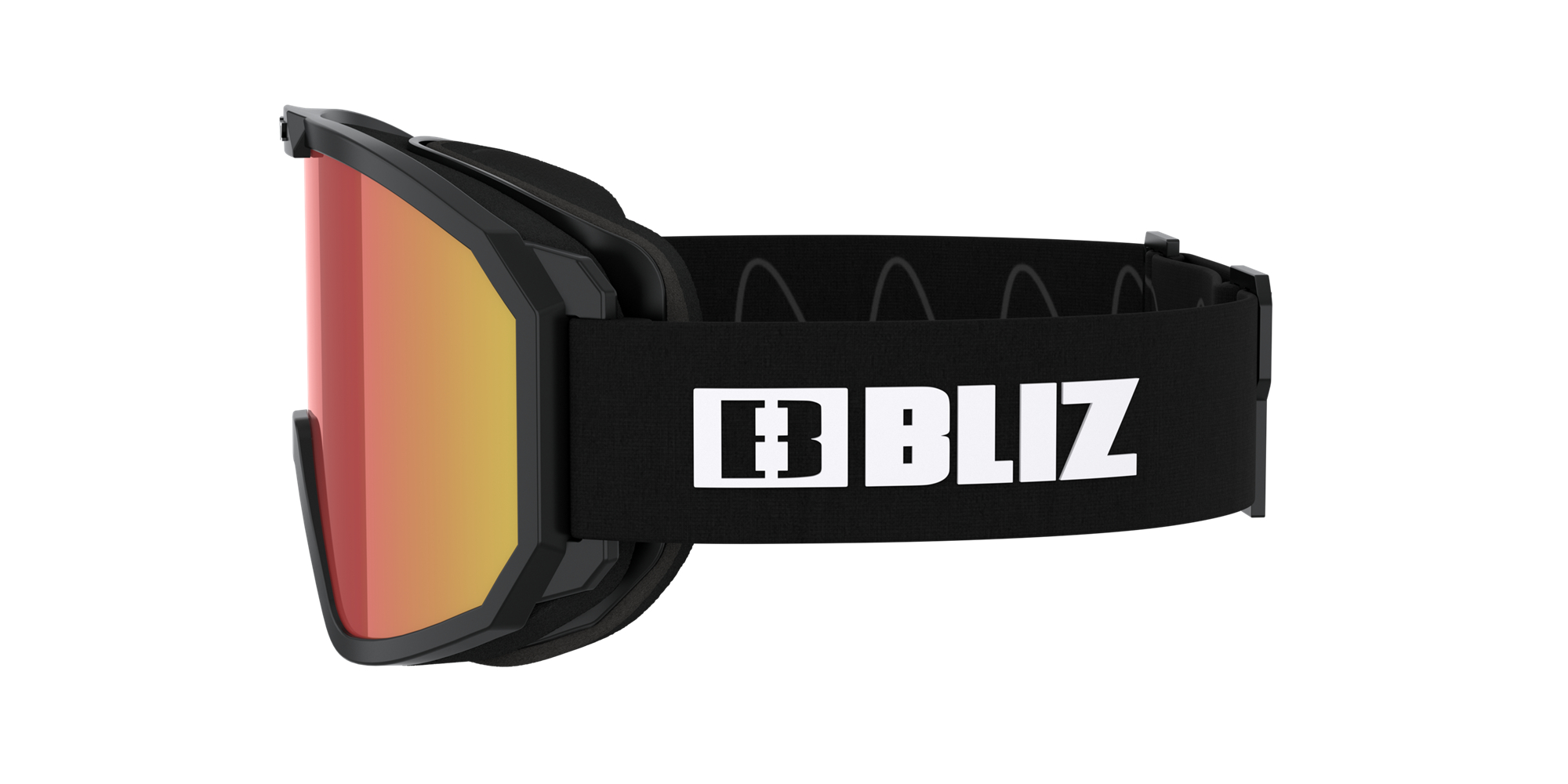 Bliz Rave Ski Goggles Schwarz Weiß Braun Rot | JVWD-91356