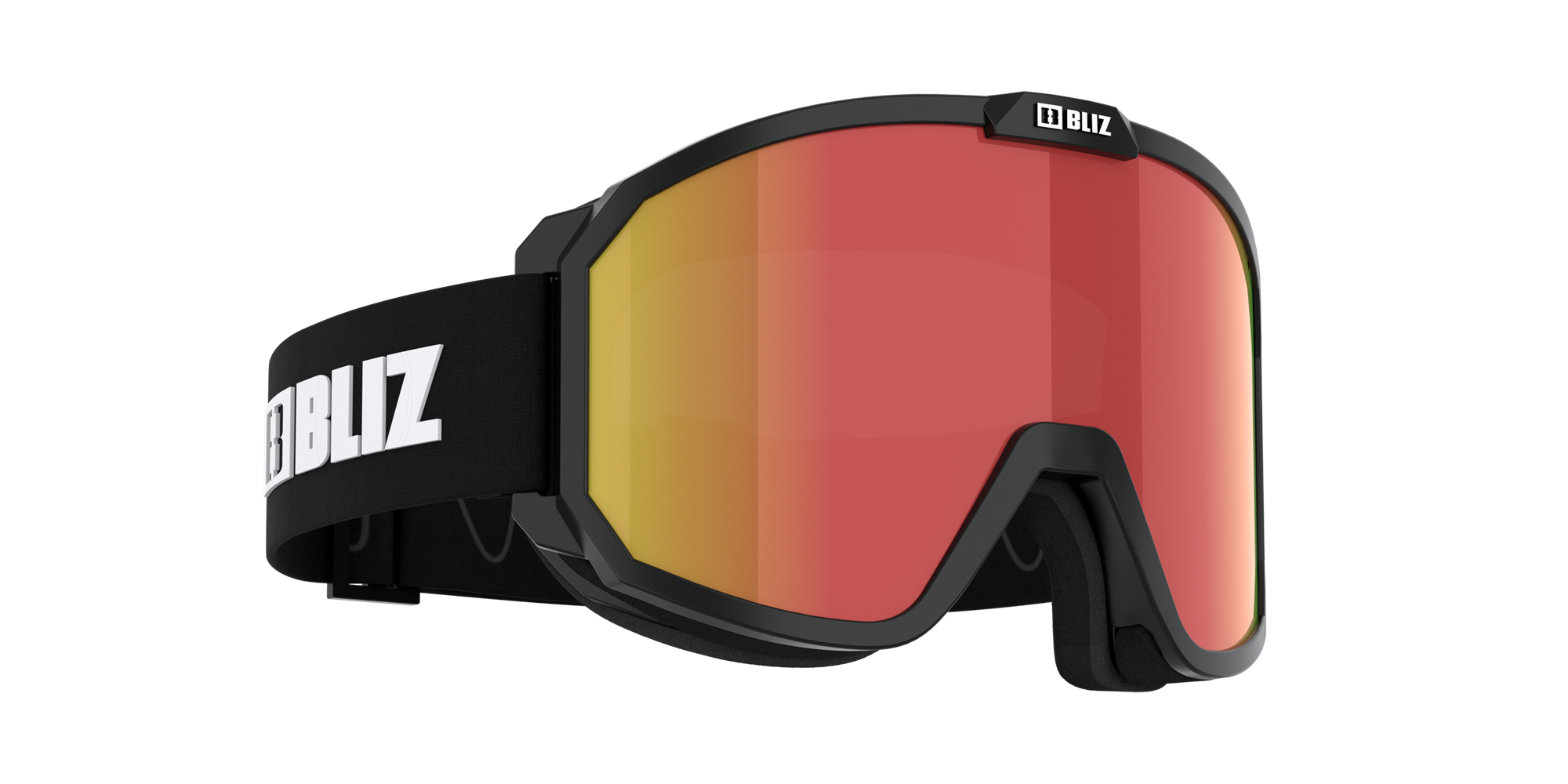 Bliz Rave Ski Goggles Schwarz Weiß Braun Rot | JVWD-91356