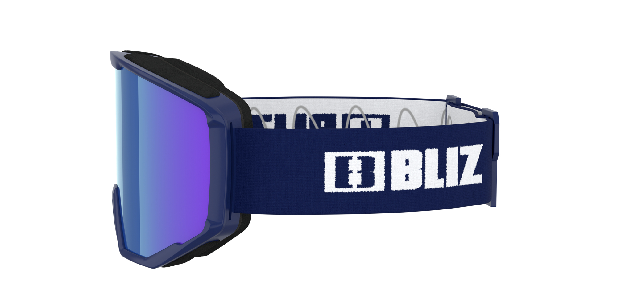 Bliz Spark Ski Goggles Dunkelblau Braun Blau | EFUP-18749