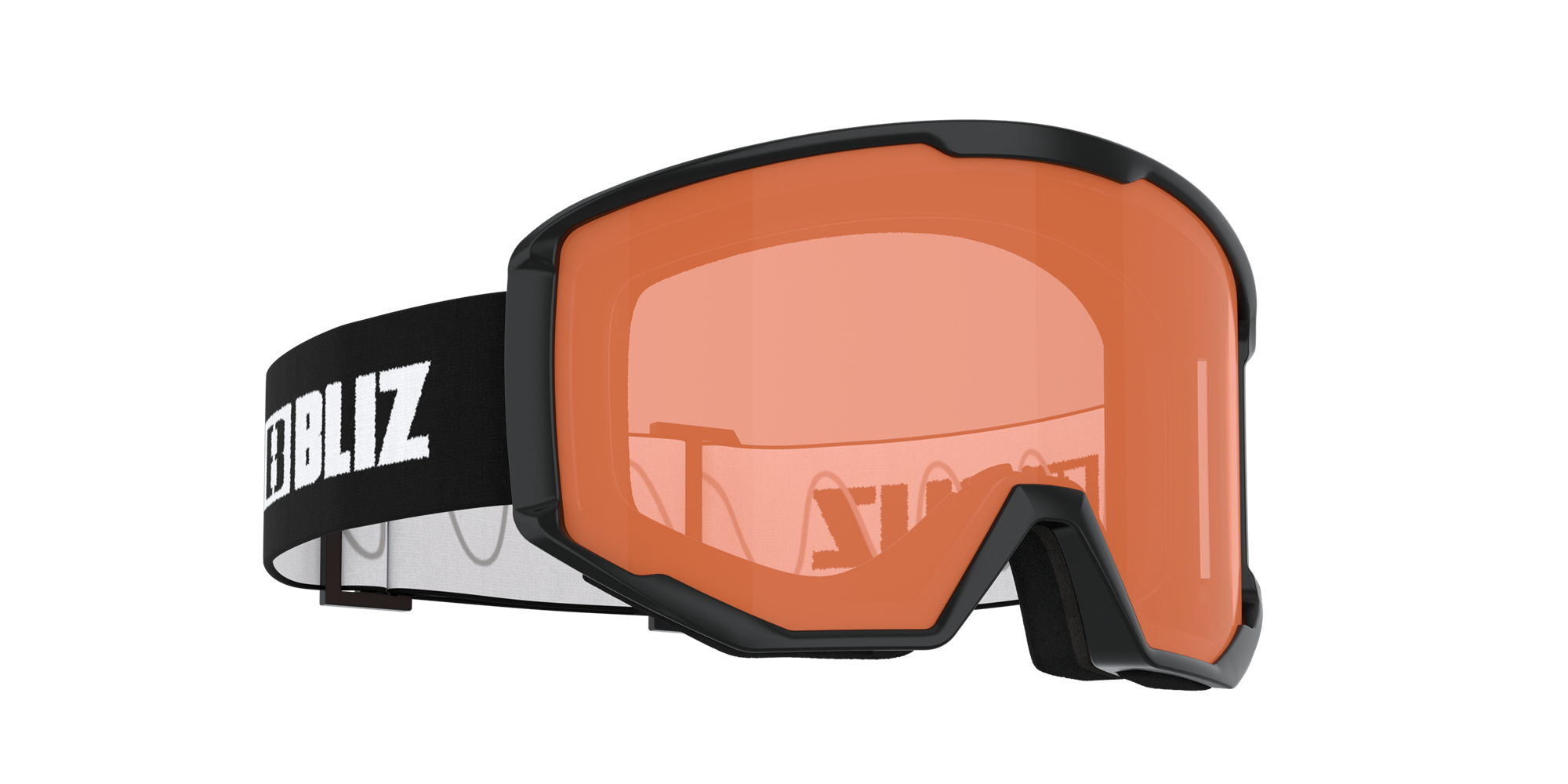 Bliz Spark Ski Goggles Schwarz Orange | KCPN-74620